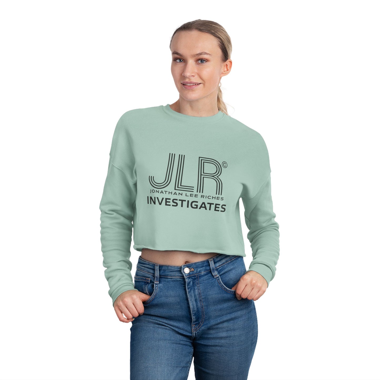JLR© INVESTIGATES Women's Cropped Sweatshirt