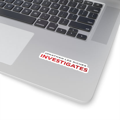 JLR© Investigates Sticker