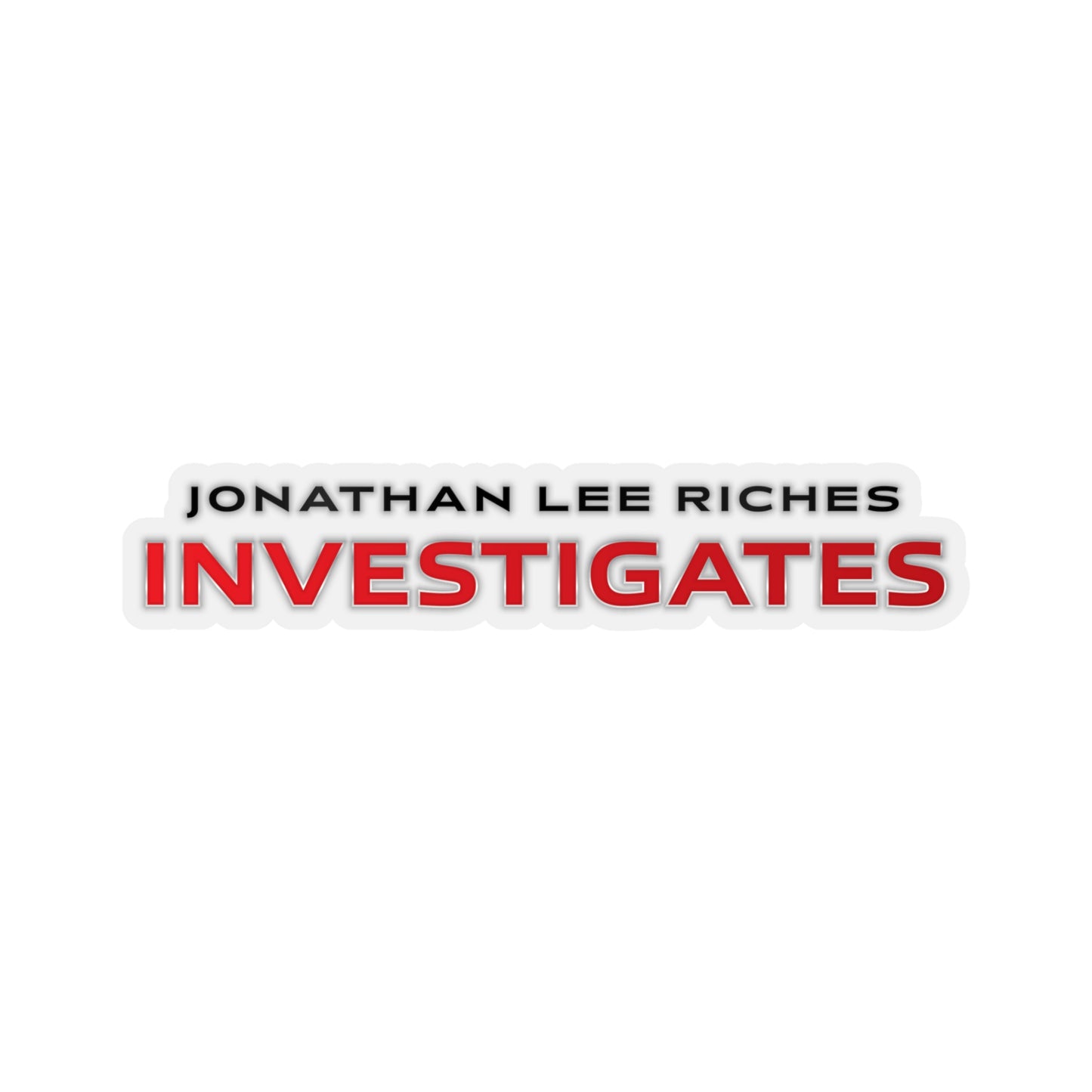 JLR© Investigates Sticker