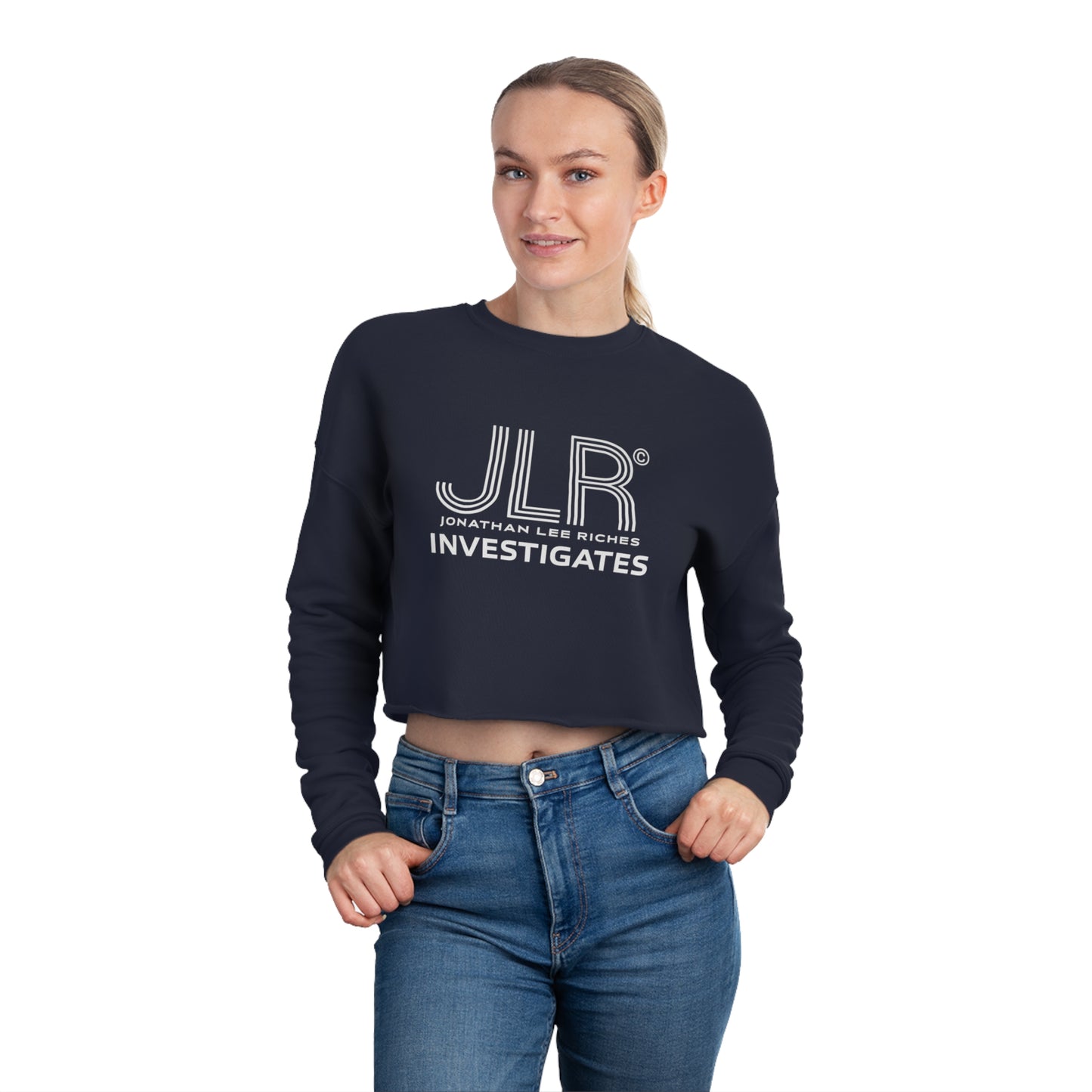 JLR© INVESTIGATES Women's Cropped Sweatshirt