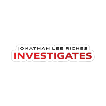 JLR© Investigates Sticker