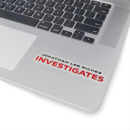 JLR© Investigates Sticker