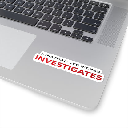 JLR© Investigates Sticker