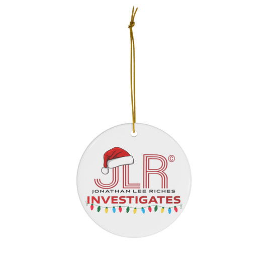 JLR© Investigates Ceramic Christmas Ornament